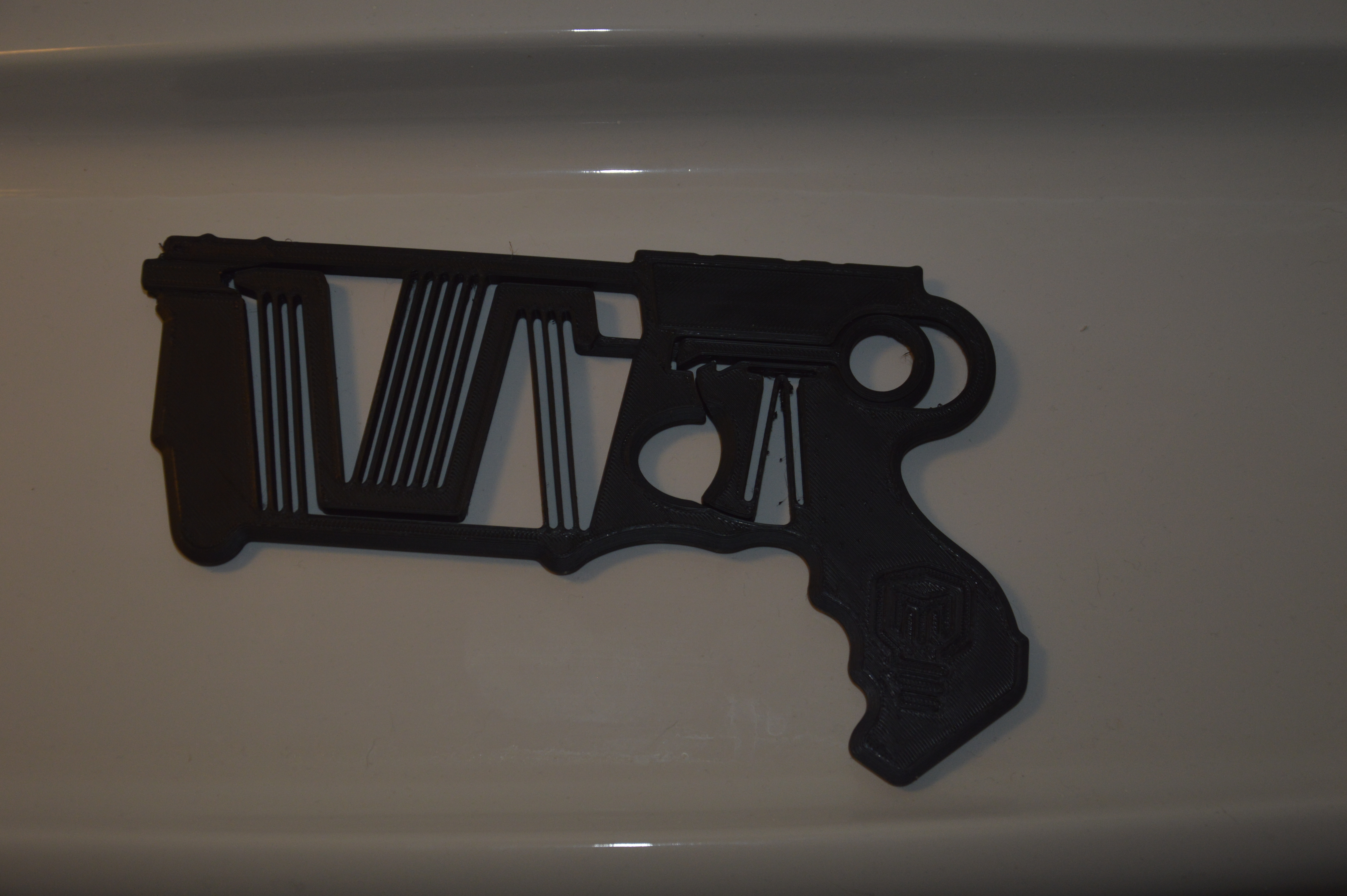 Print-in-place Cat Treat Blaster 3D model thumbnail