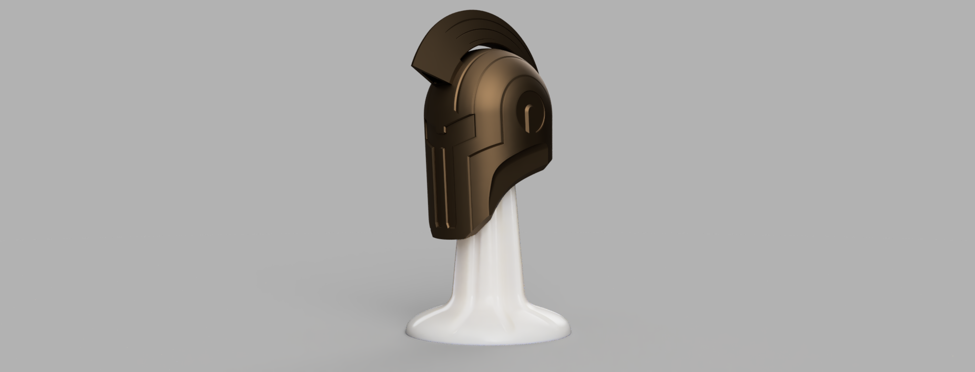 Trojan Helmet display