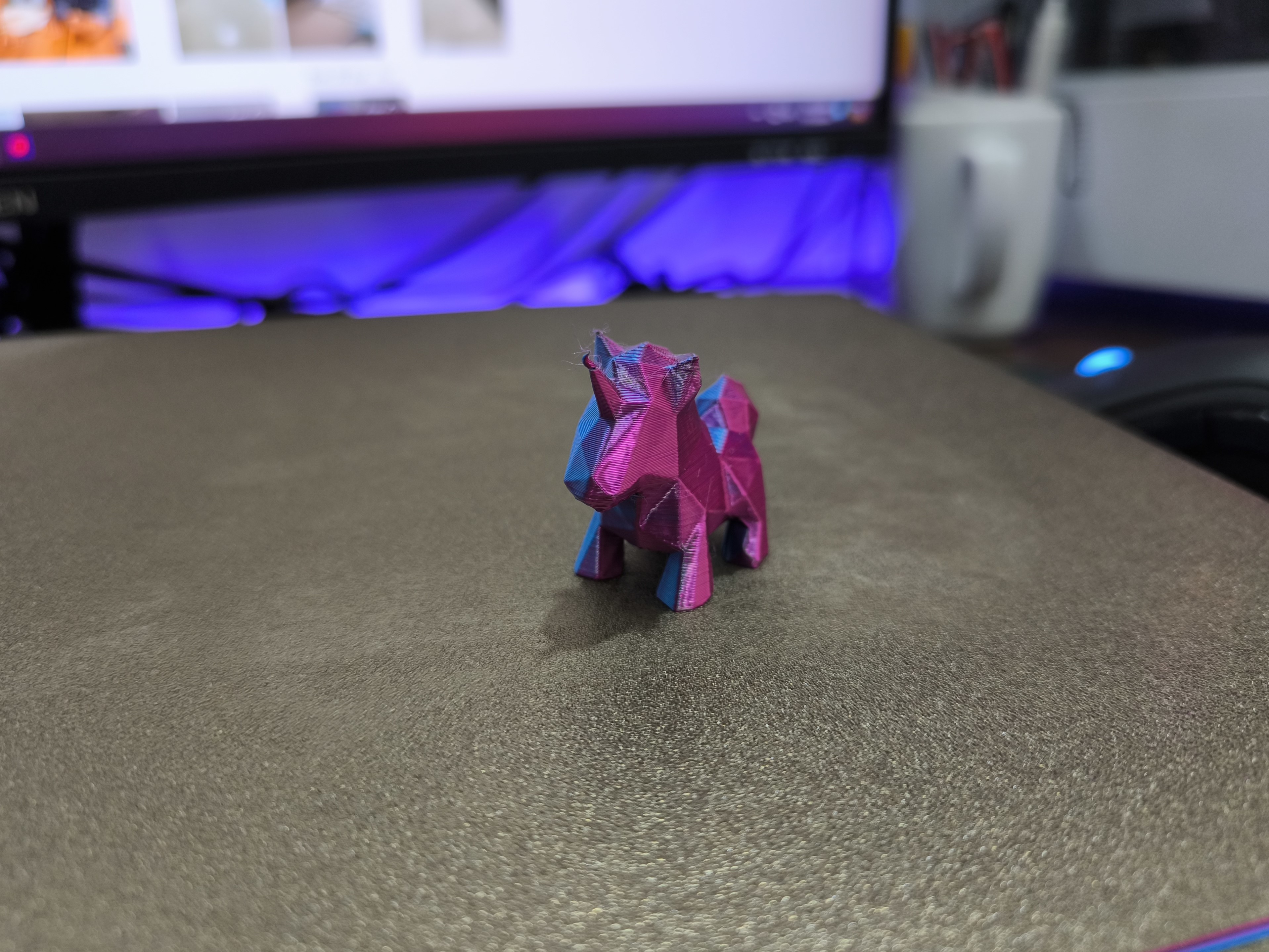 Miniatura 2 do modelo 3D Cute Unicorn Lowpoly