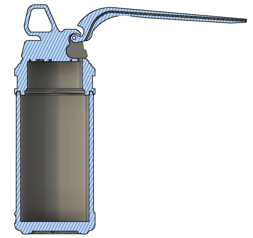 Halo grenade pop coozie by MDBDesigns Download free STL model
