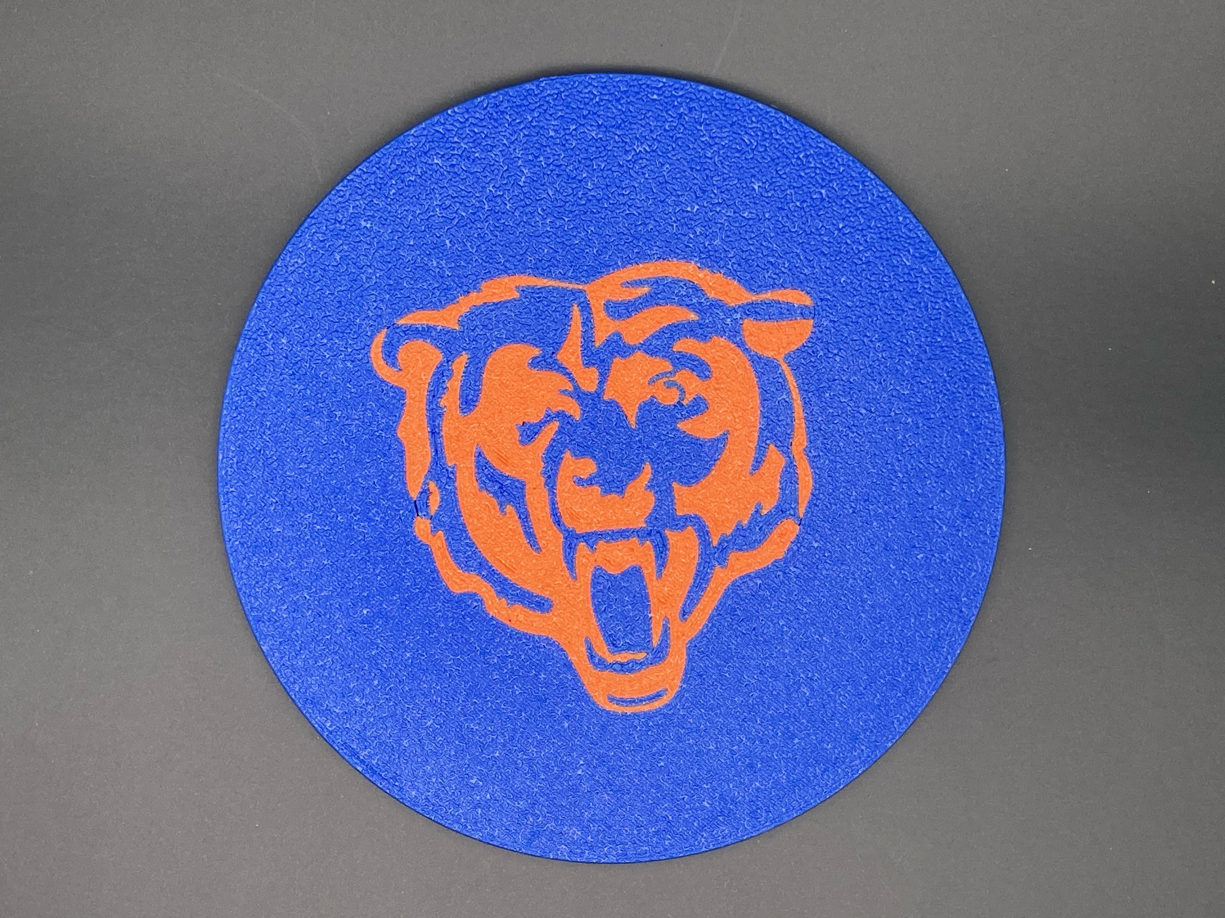 Miniatura 4 do modelo 3D Chicago Bears Coaster Set