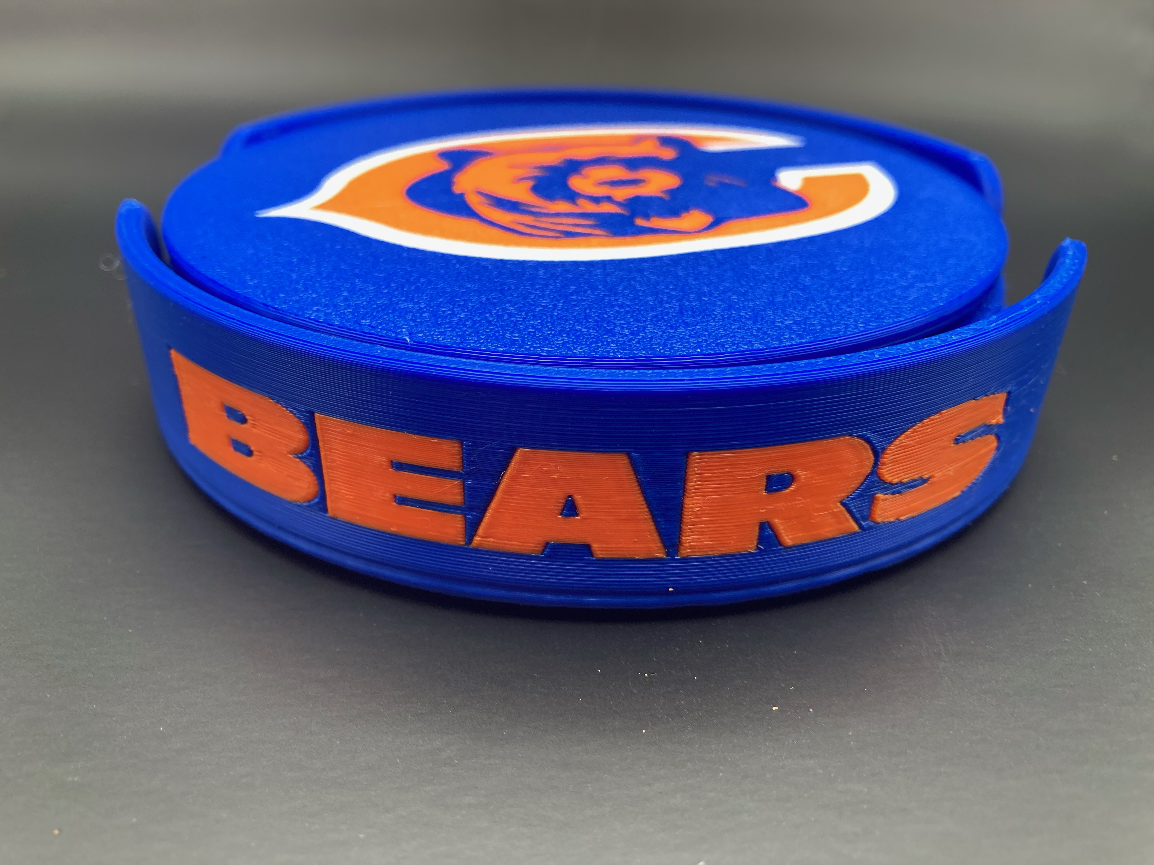 Miniatura 6 do modelo 3D Chicago Bears Coaster Set