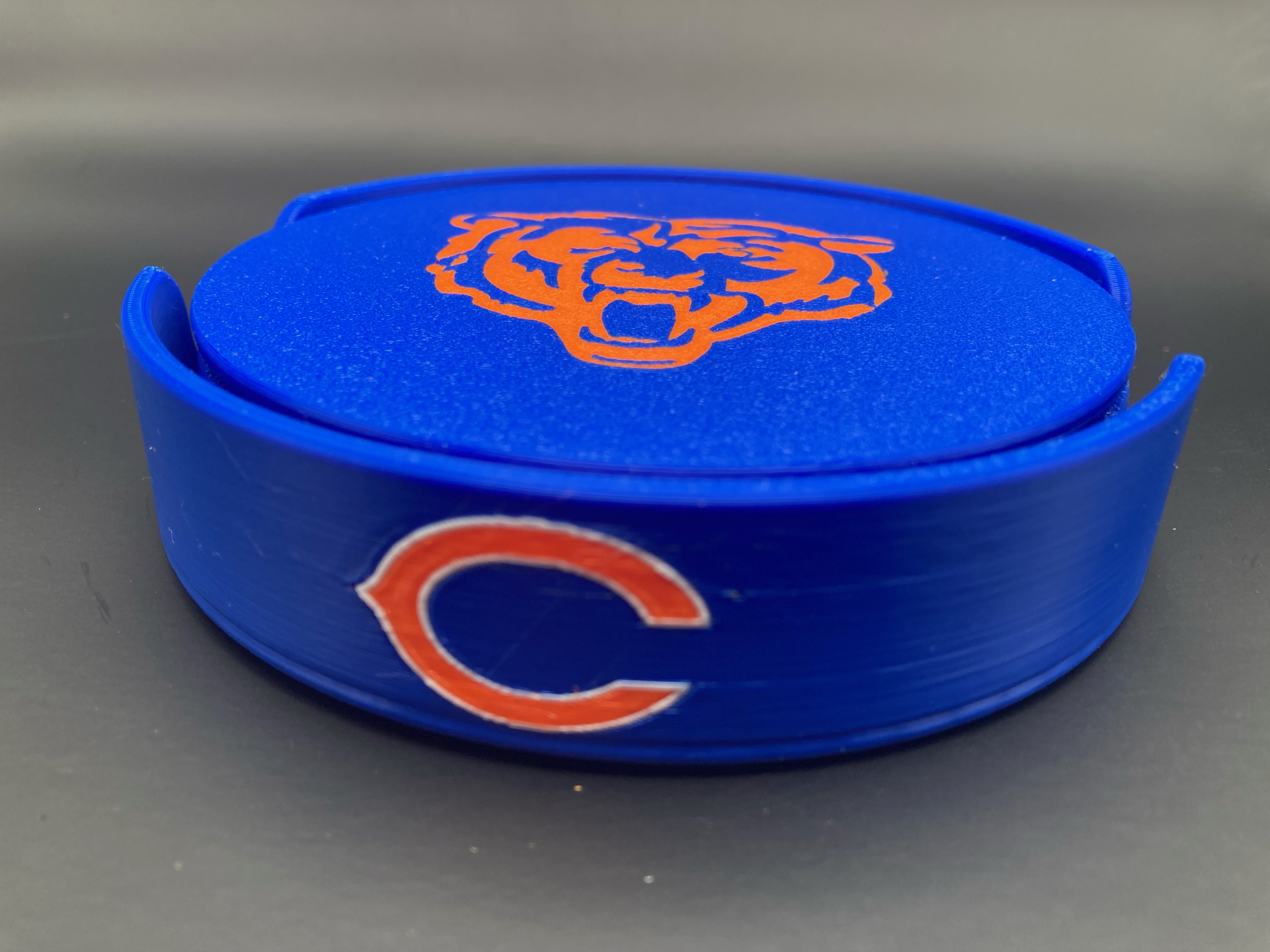 Miniatura 5 do modelo 3D Chicago Bears Coaster Set
