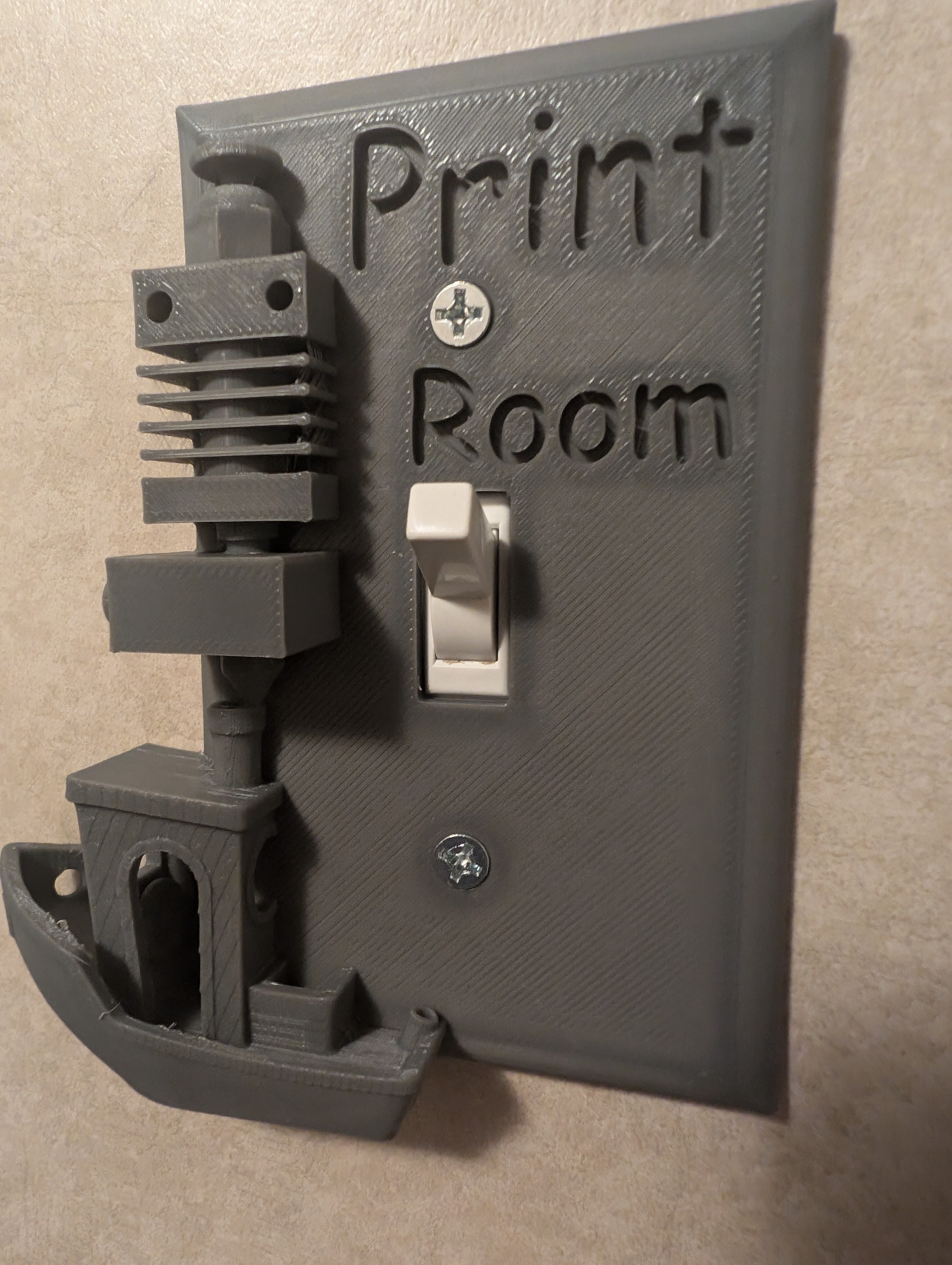 Custom 3D Printing Light Switch Cover