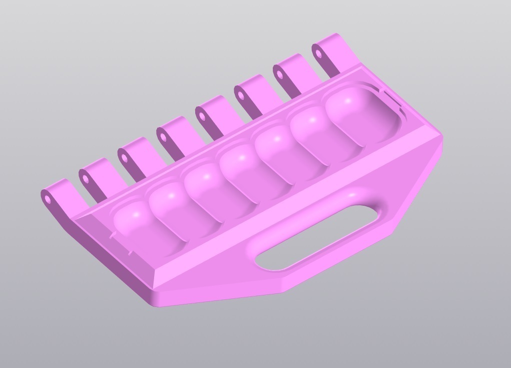 Shish kebab press