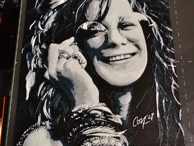 Janis Joplin - Hueforge