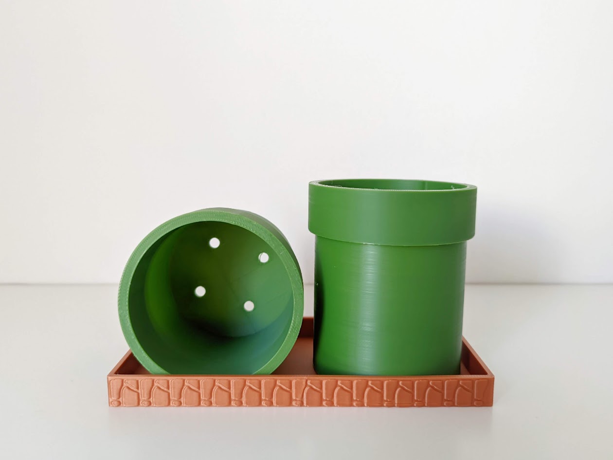 Super Mario pipe plant pots by shelby-eleanor | Download free STL model ...