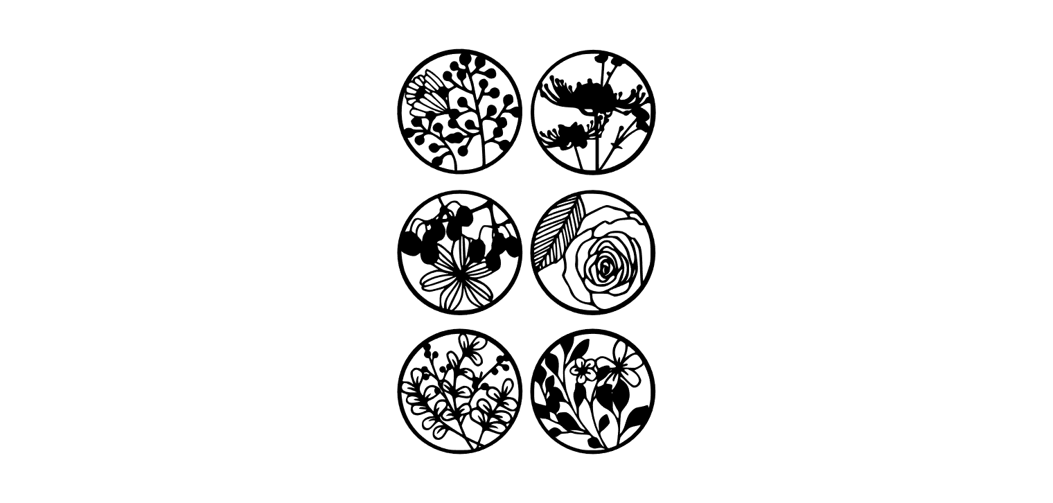 Flower Coasters and Ornaments by PSHE CIONG | Download free STL model ...