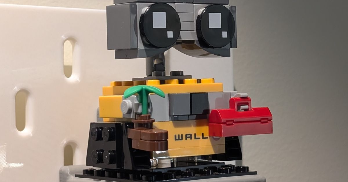 Lego Brickheadz Holder for Skadis Board using the Ultimount Hook by ...