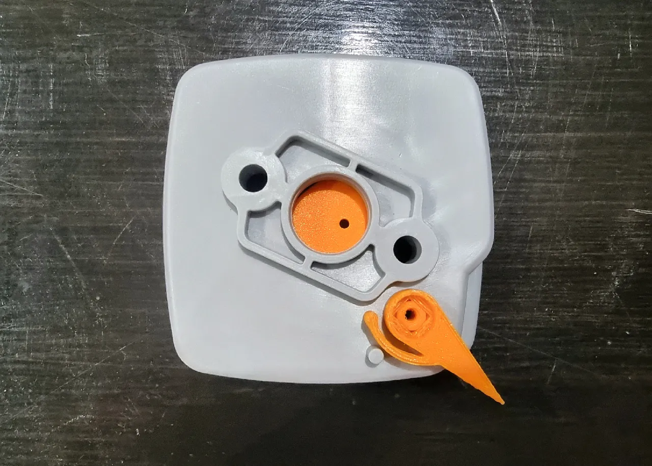 Echo Chamber Choke Lever Part by NeonHex04 | Download free STL
