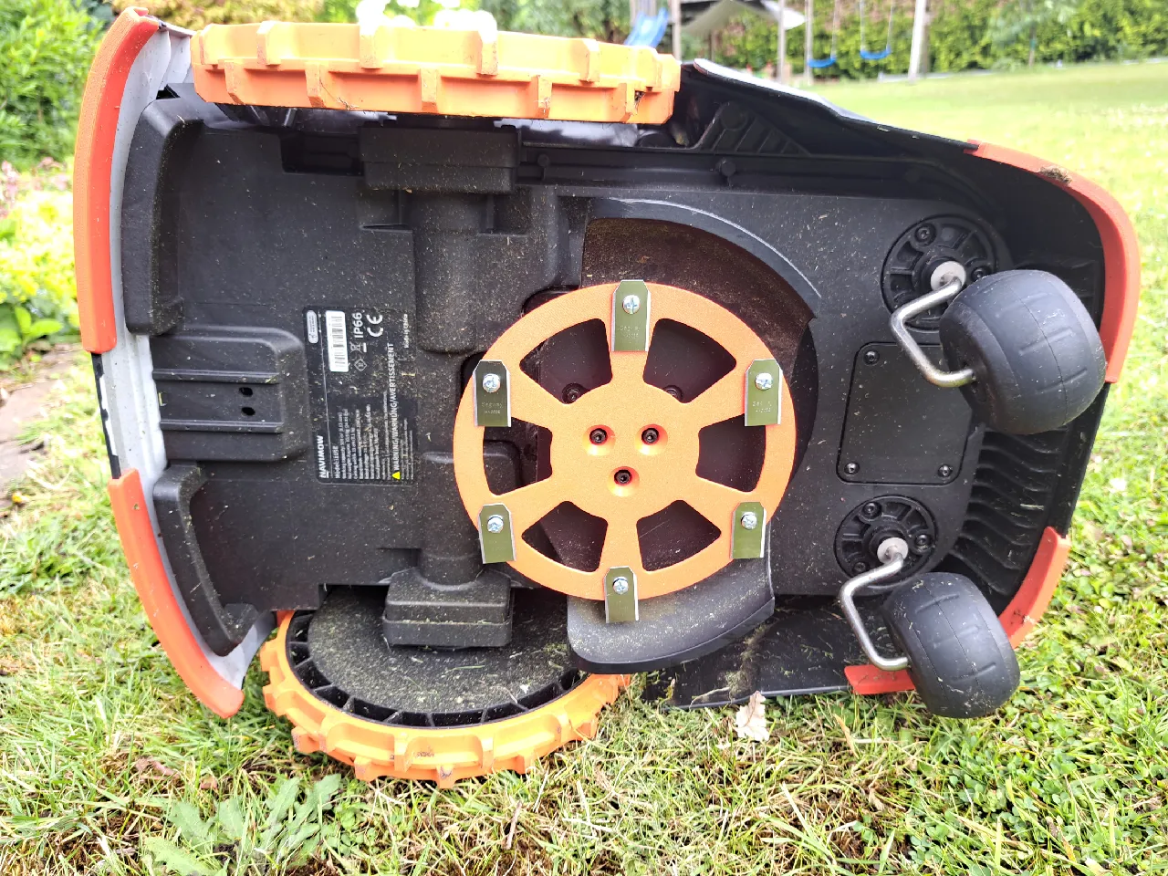 Protection Bords Segway Navimow I105e I108e - Antichoc Orange - Facile à Installer
