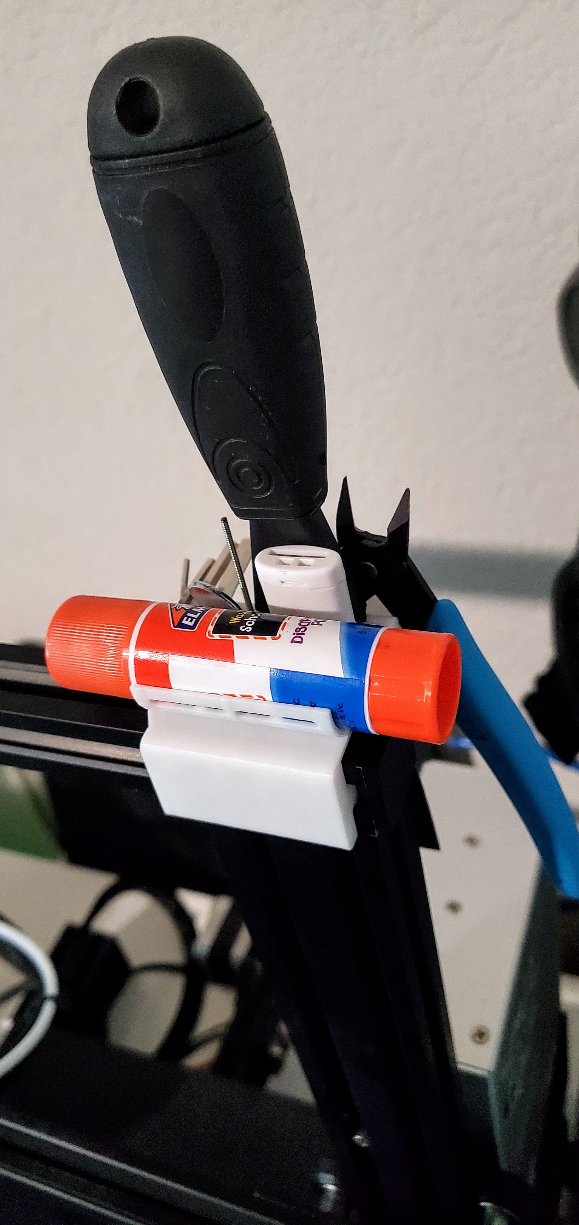 Tool Holder Ender 3 All Tools (Remix) + Needle & Glue Stick by bigdmark