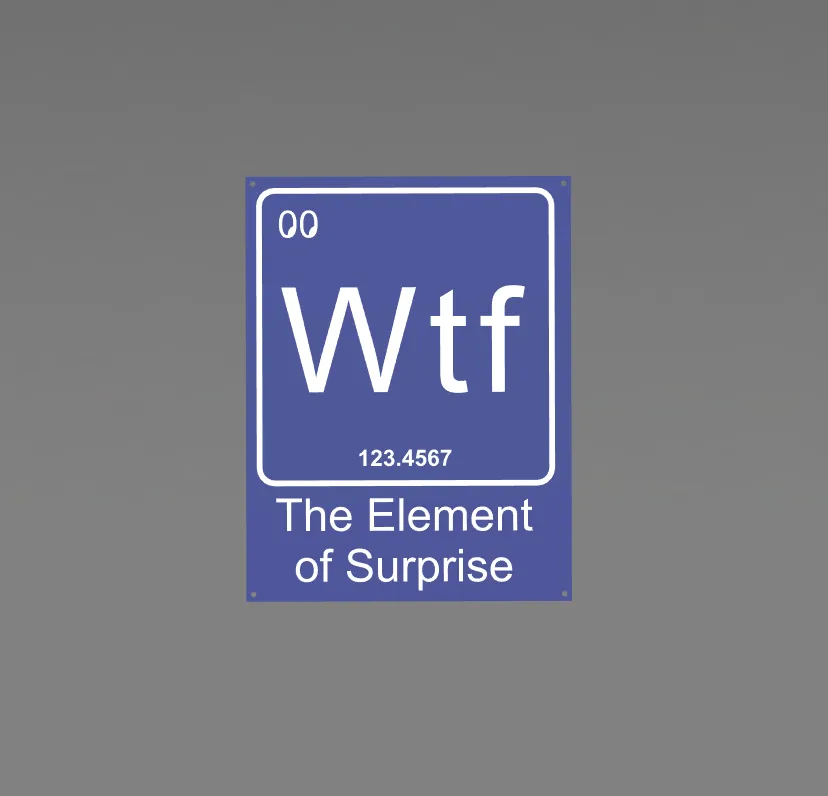 Wtf-The Element of Surprise by DickF | Download free STL model ...