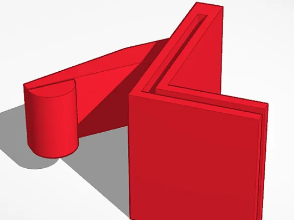 Projector screen holder using marker tray