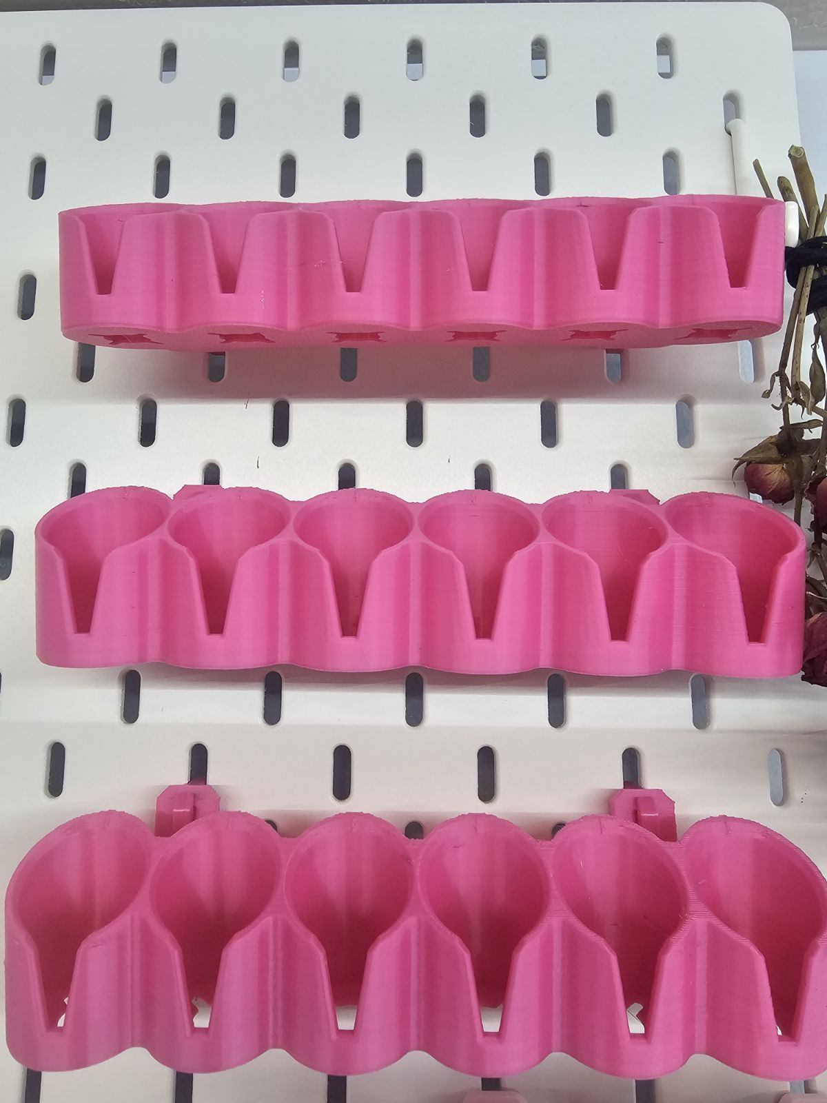 26mm Paint Bottle Holder For Ikea Skadis Pegboard. By Gavin3d 