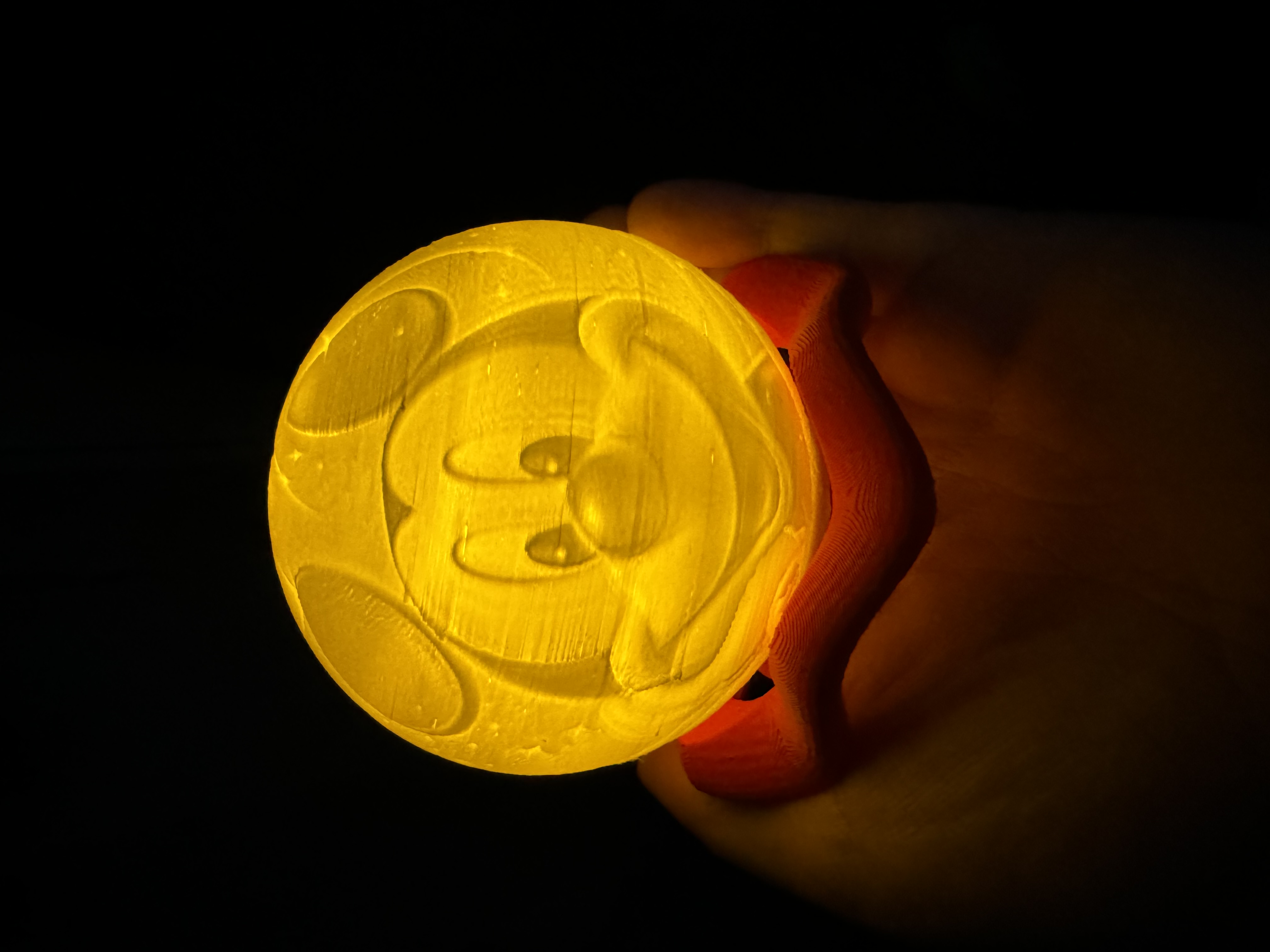 Mickey Mouse Globe Lithophane