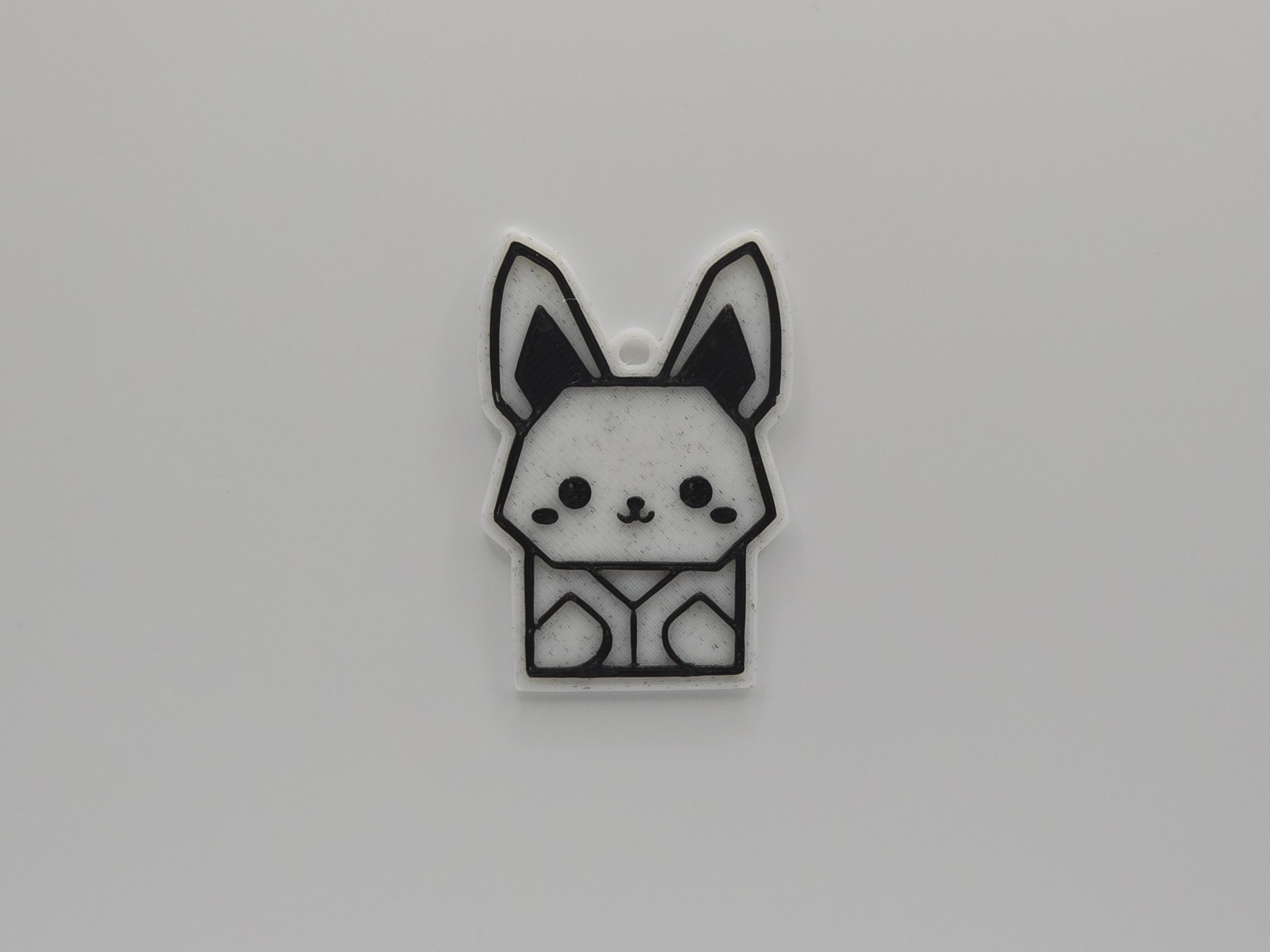 Origami Bunny Keychain