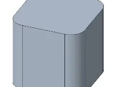 Flow rate calibration cube