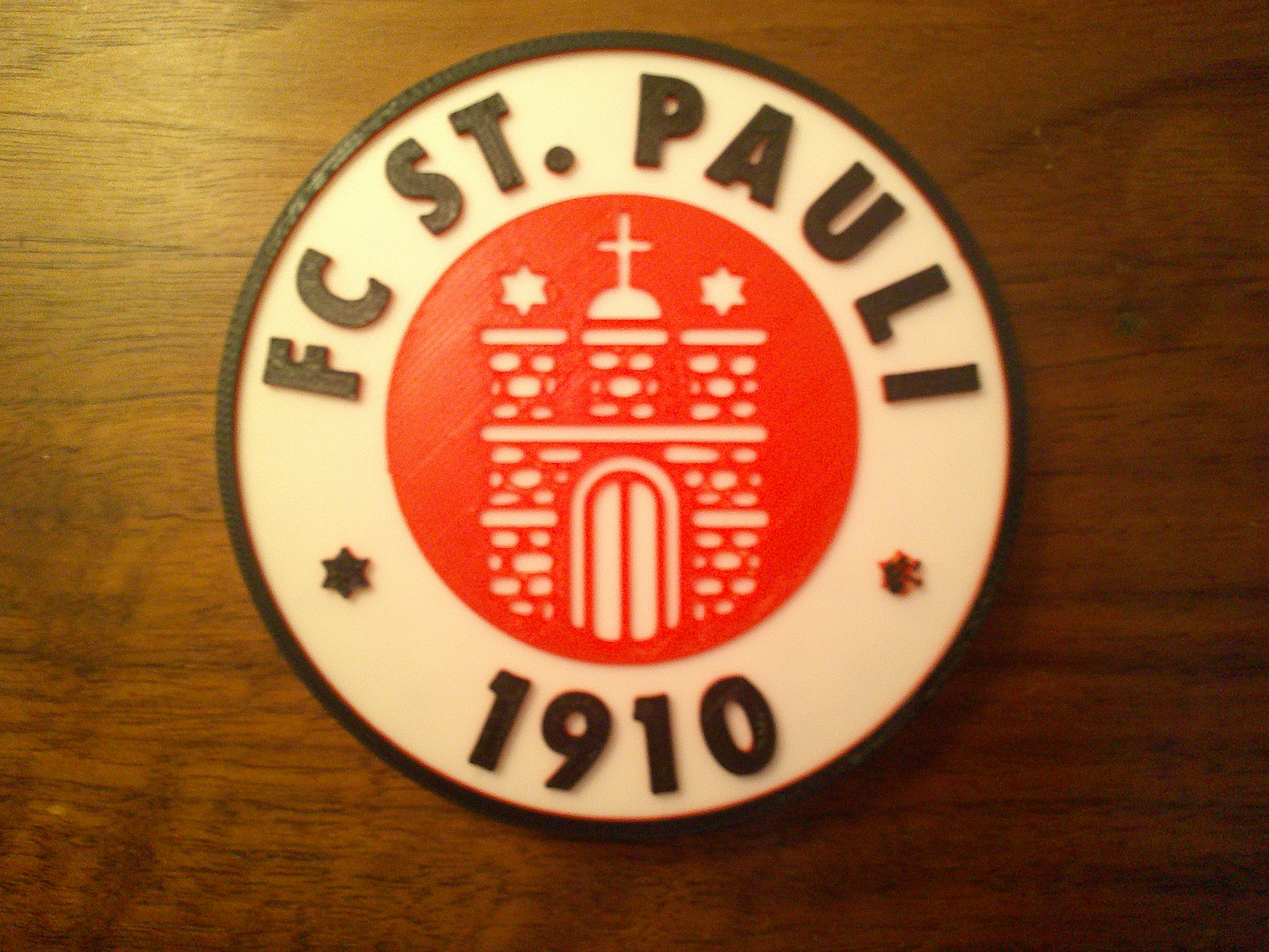 FC St. Pauli Logo Coaster or Plaque