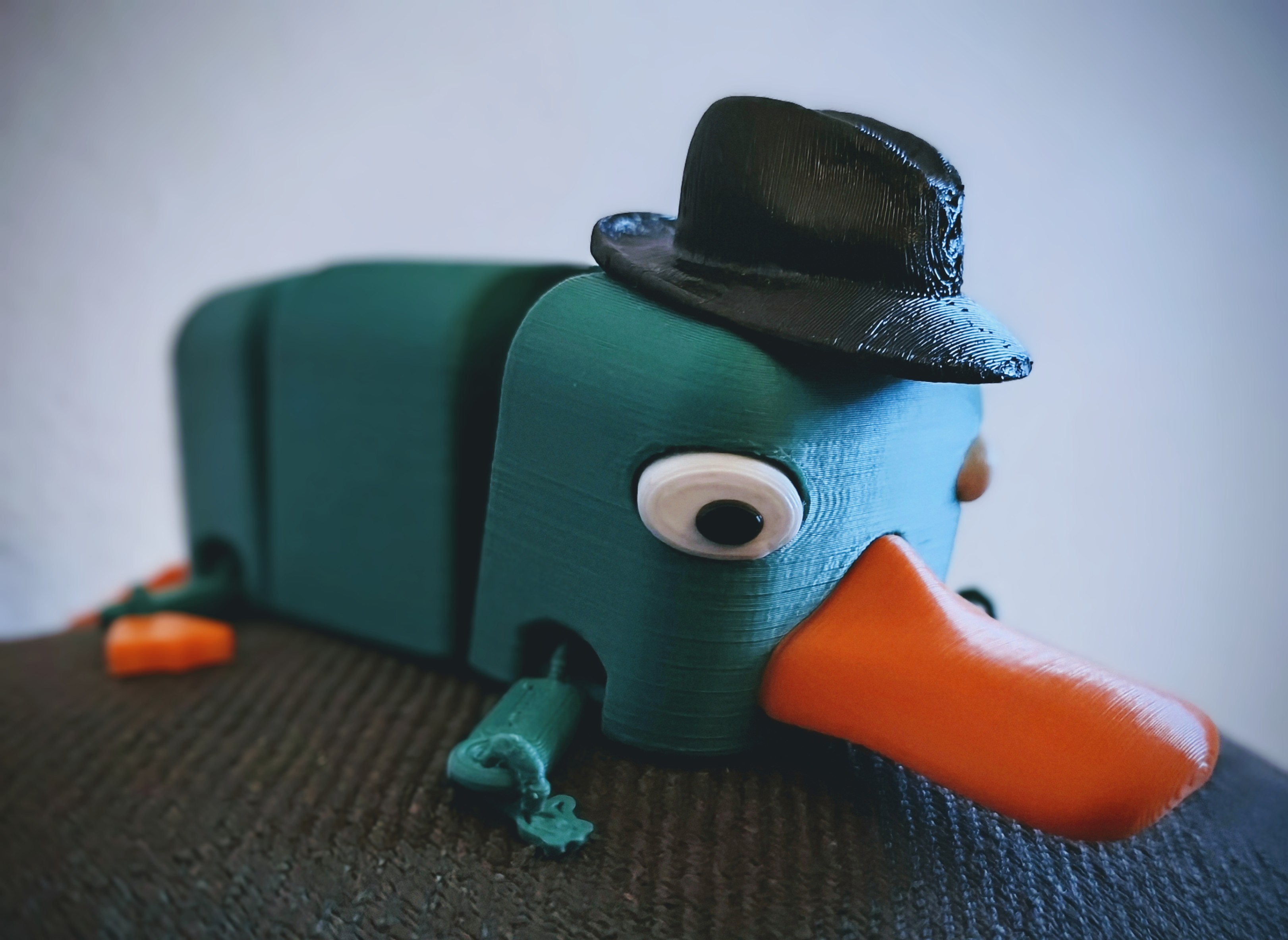 Articulated Perry the platypus 0.6mm