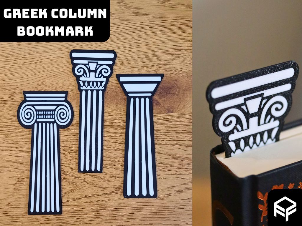 Miniatura 2 do modelo 3D Greek column bookmark