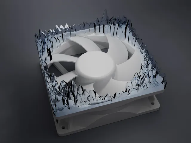 120mm fan ice crystals