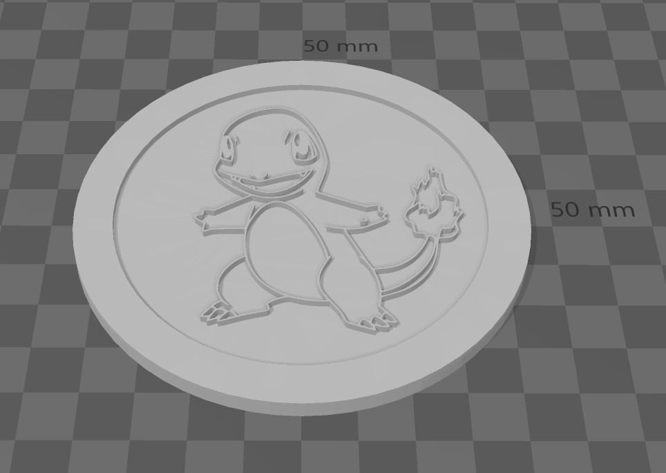 Miniatura 4 do modelo 3D Pokemon Gen 1 Starter Coaster Set