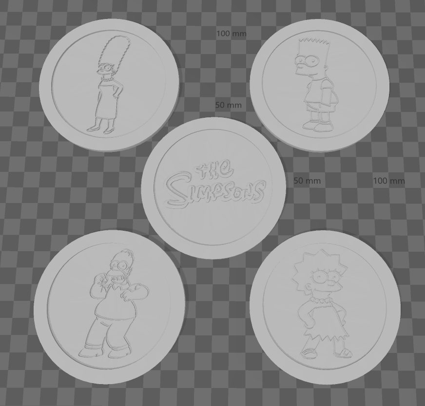 The Simpsons Coaster Set