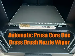 Automatic Prusa Core One Brass Nozzle Brush wiper