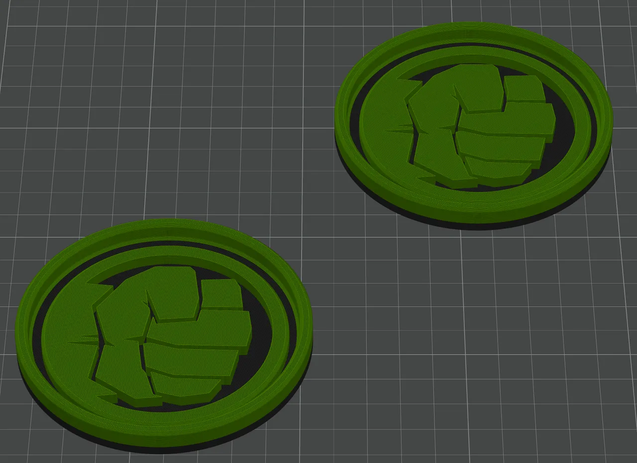 Coasters with Marvel logos by Alejandro Díaz | Download free STL model ...