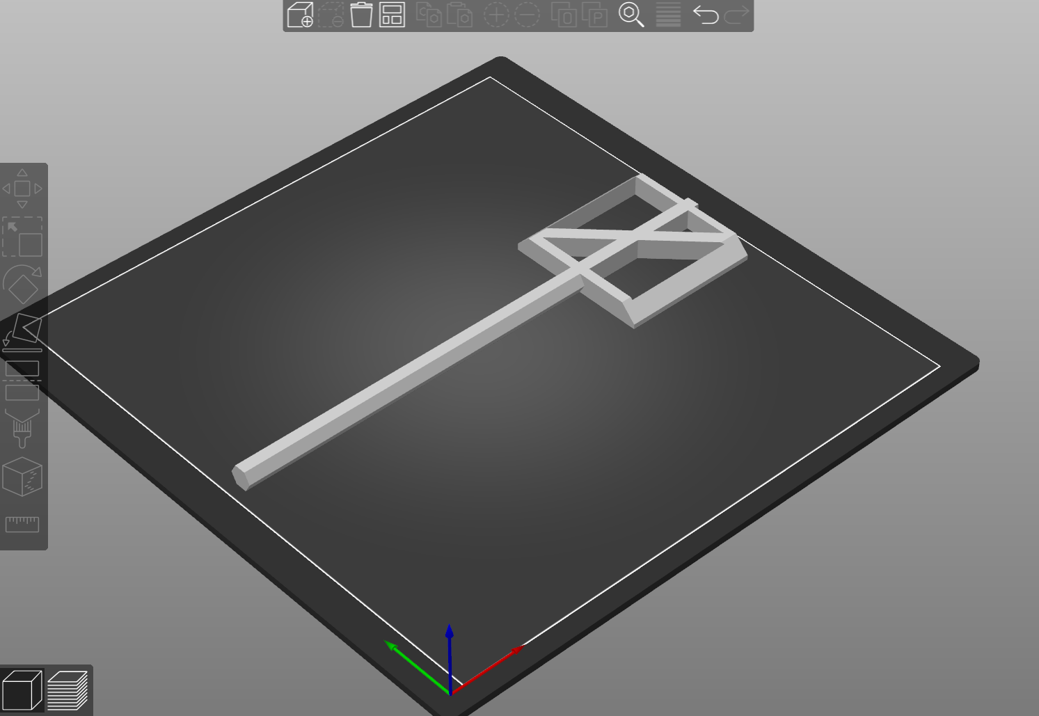 Drill Attachment - Paddle Mixer - Fast Flat Print