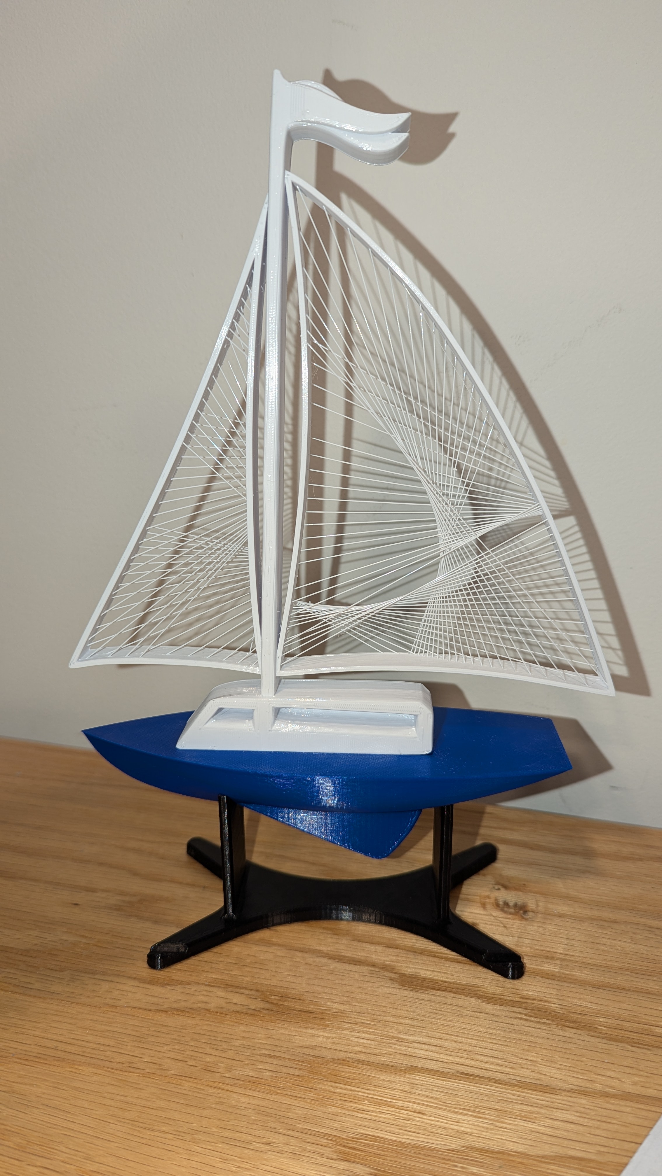 model sailboat display stand