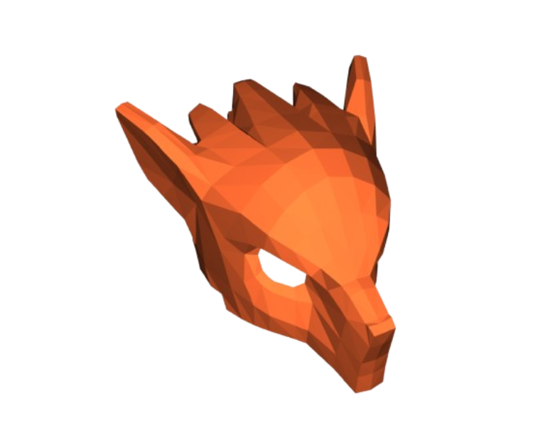 LEGO L.O.C. - Wolf head (without the head inside)