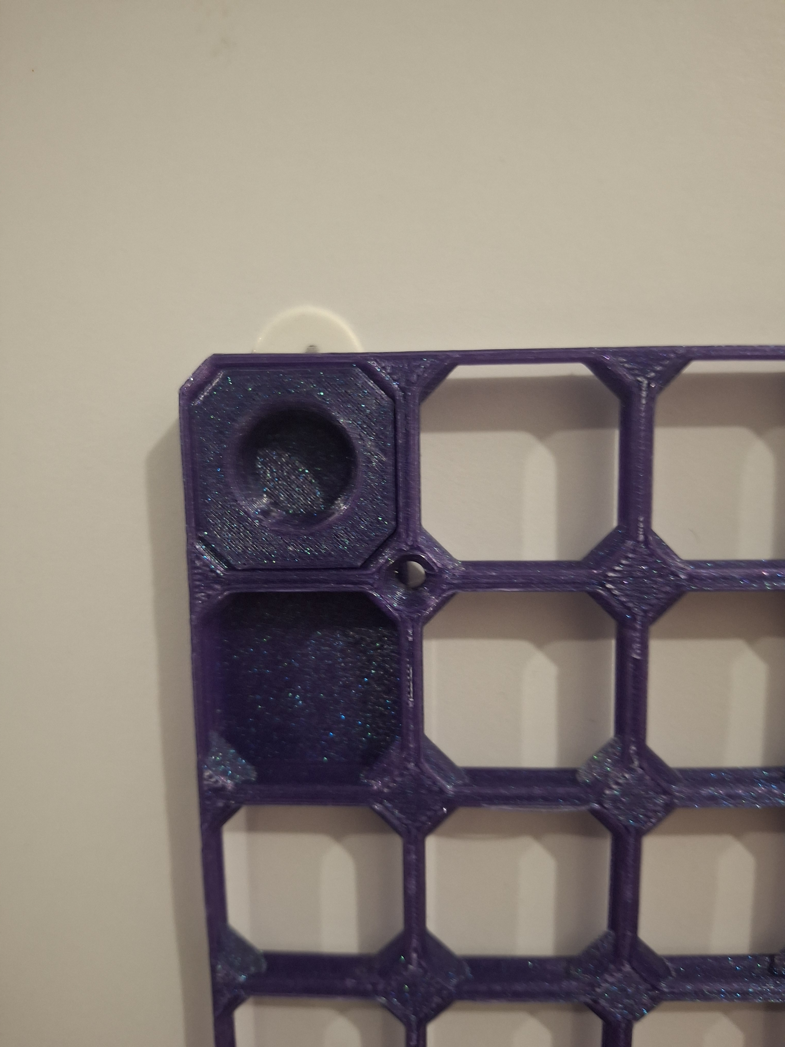 Opengrid adhesive mount with multiconnect