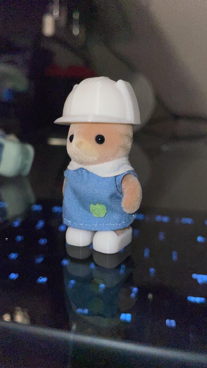 Helmet and shoes for Sylvanian Families