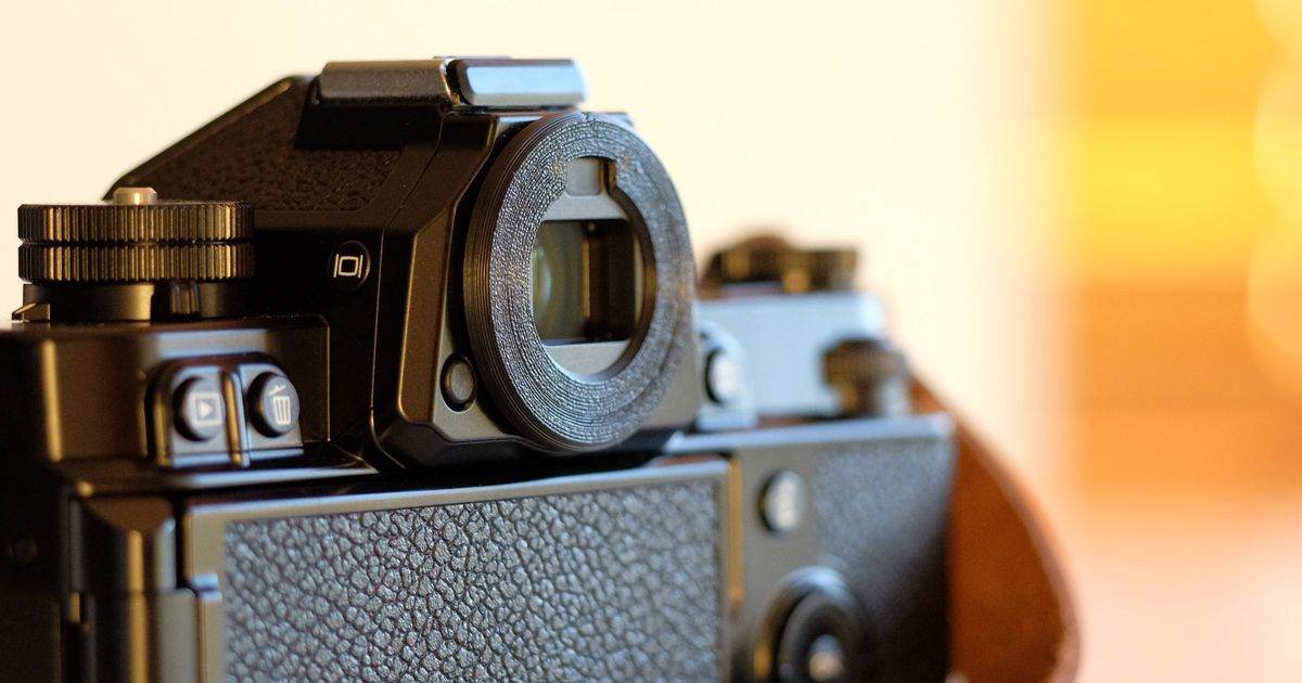 Nikon ZF Z8 Z9 finder eyecup DK-33 replacement - slim version by ...