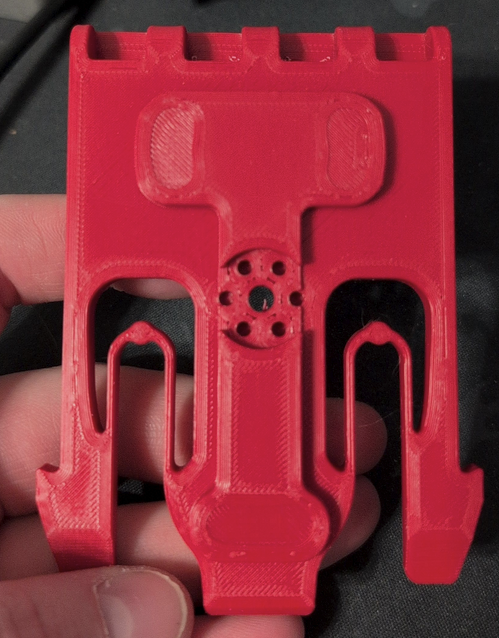 Safariland QLS fork with Ghost Shotshell mount holes
