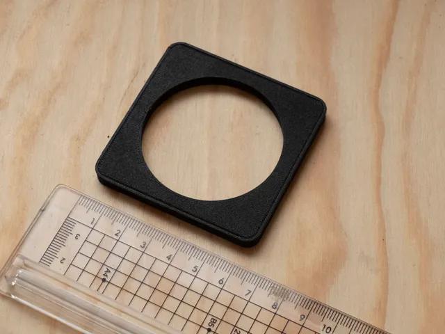Lens board for 'Baby' Graflex 2x3, Alpax #3 hole