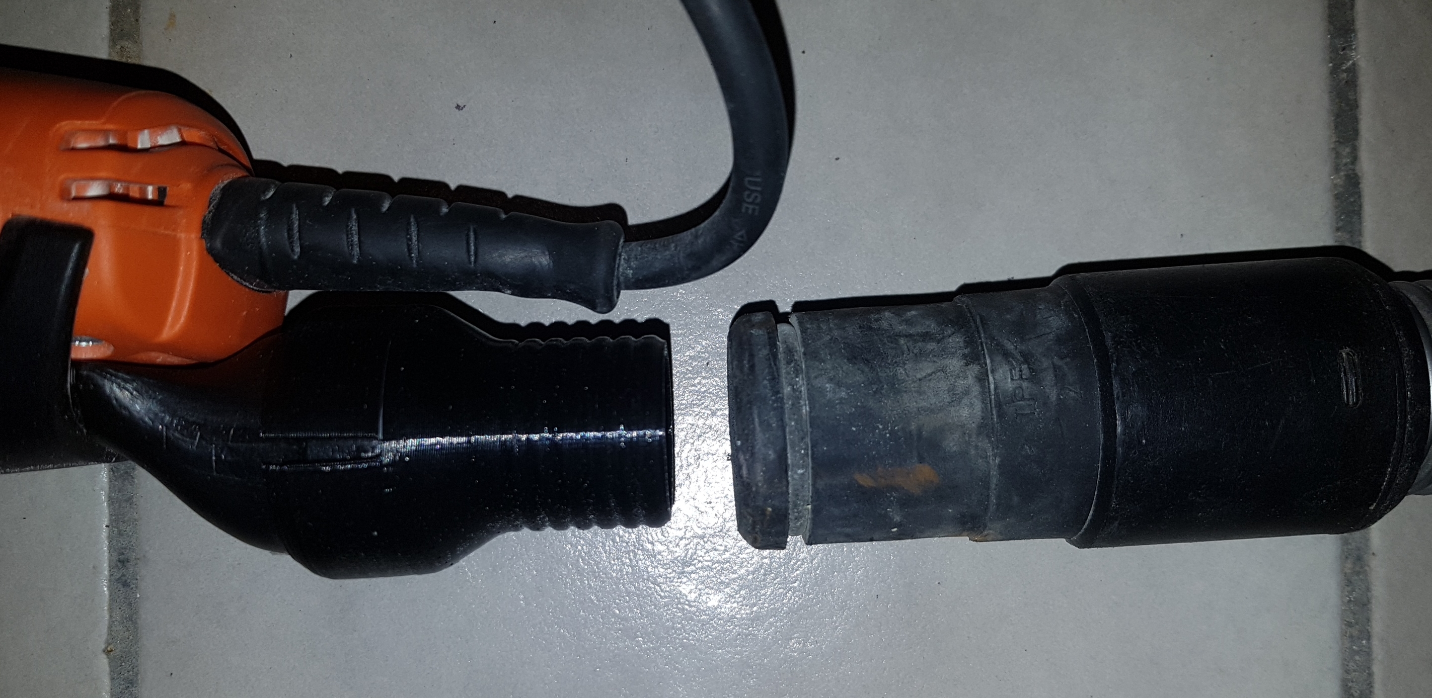 Fein Multimaster to Festool D27 suction hose adapter