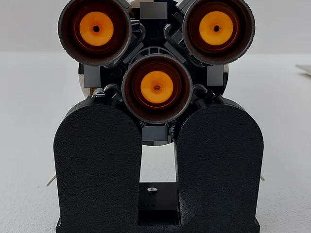 Lego saturn 5 low profile wall mount