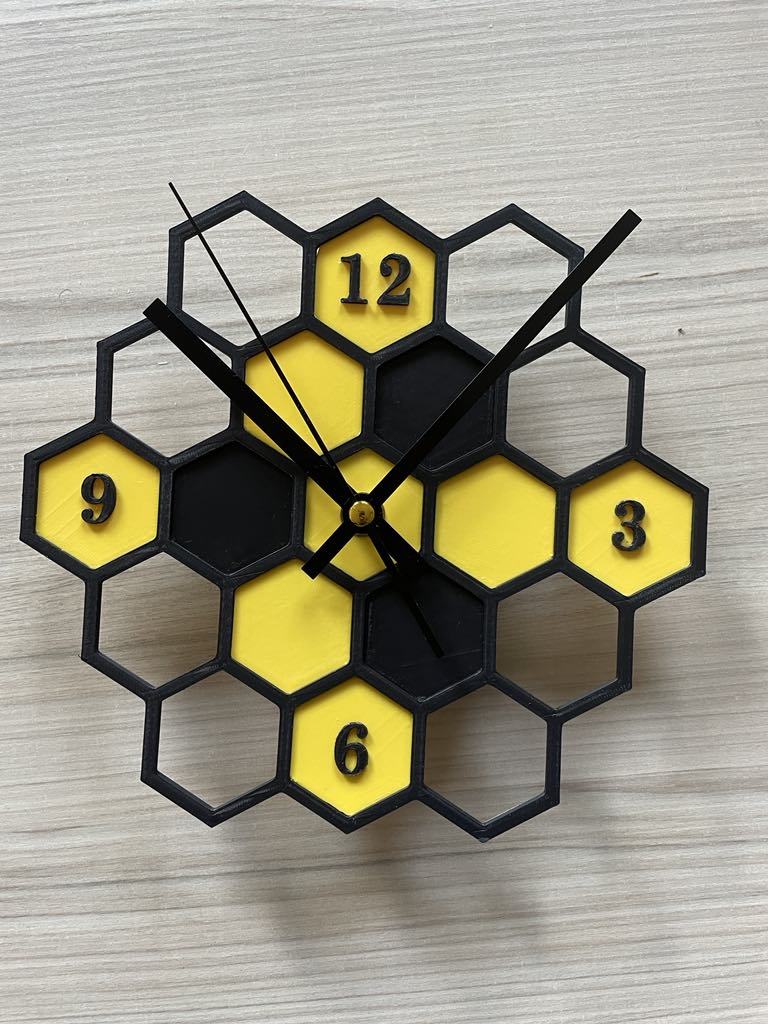 Honey comb clock