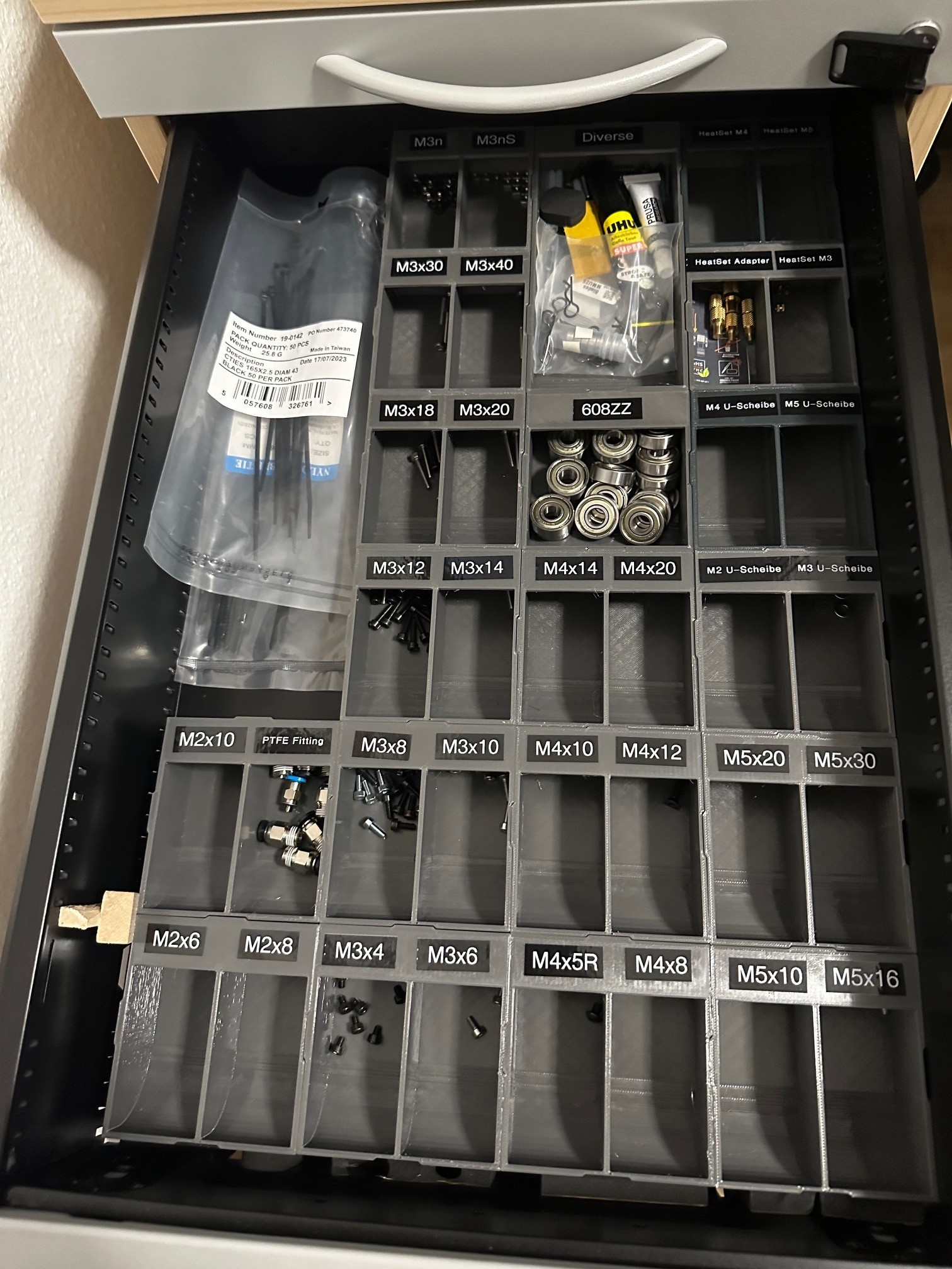 Modular Screw Organizer