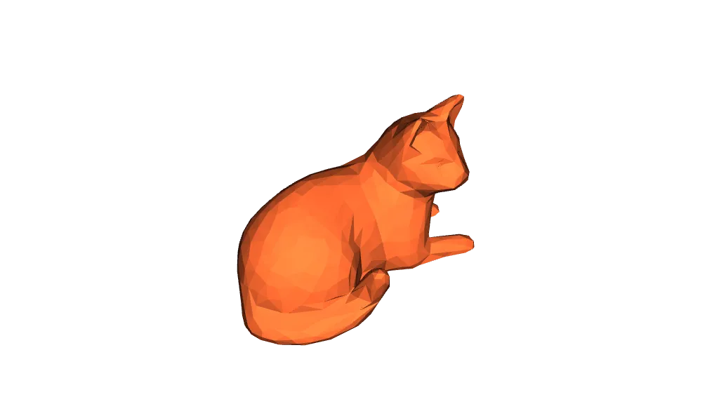 Low poly cat by GHEIRMAN | Download free STL model | Printables.com
