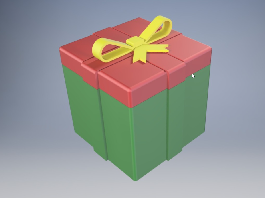 Christmas Gift Box (parametric - openSCAD) by 3Ddy | Download free STL ...
