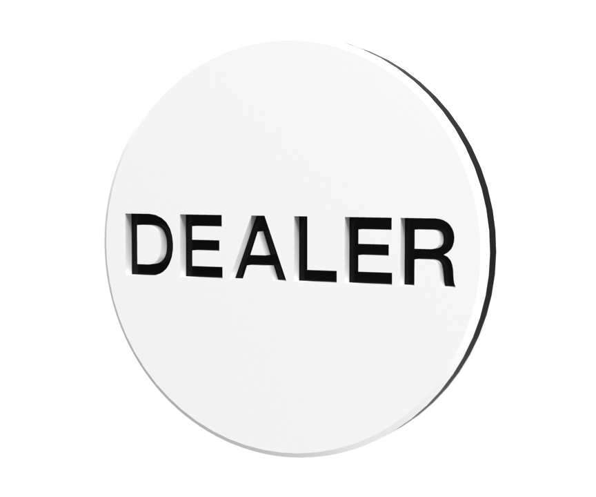 Dealer Coin For Playing Cards