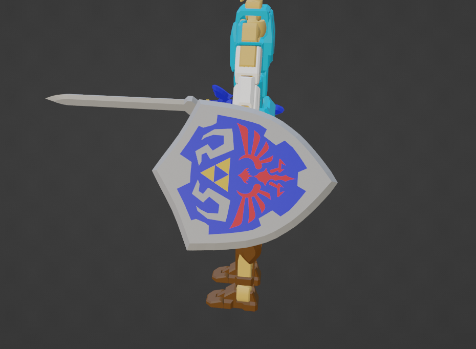 Dummy 13 Master Sword and Hylian Shield von Demothen Designs ...