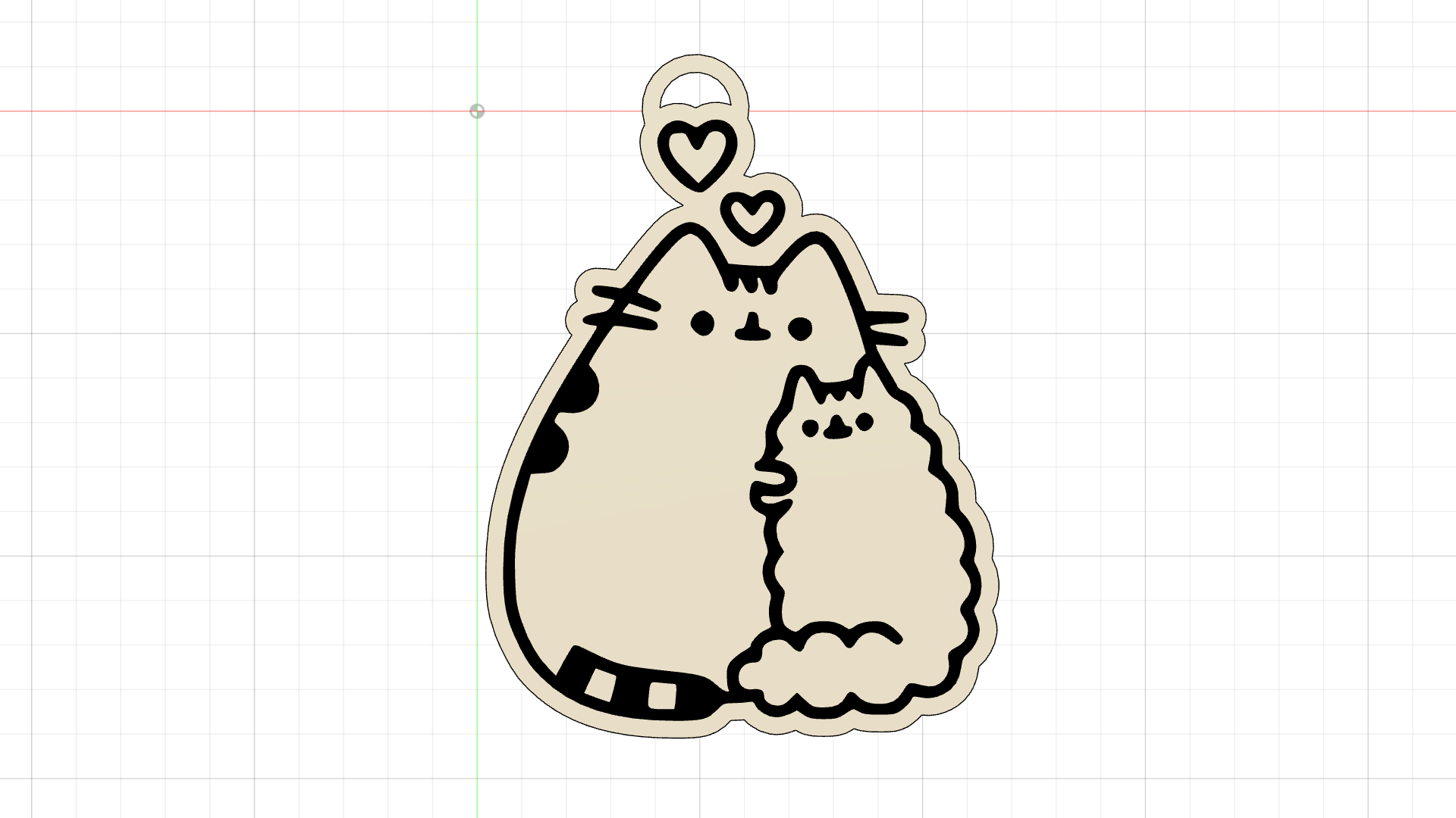 Llavero KawaiiCat Modelo 1