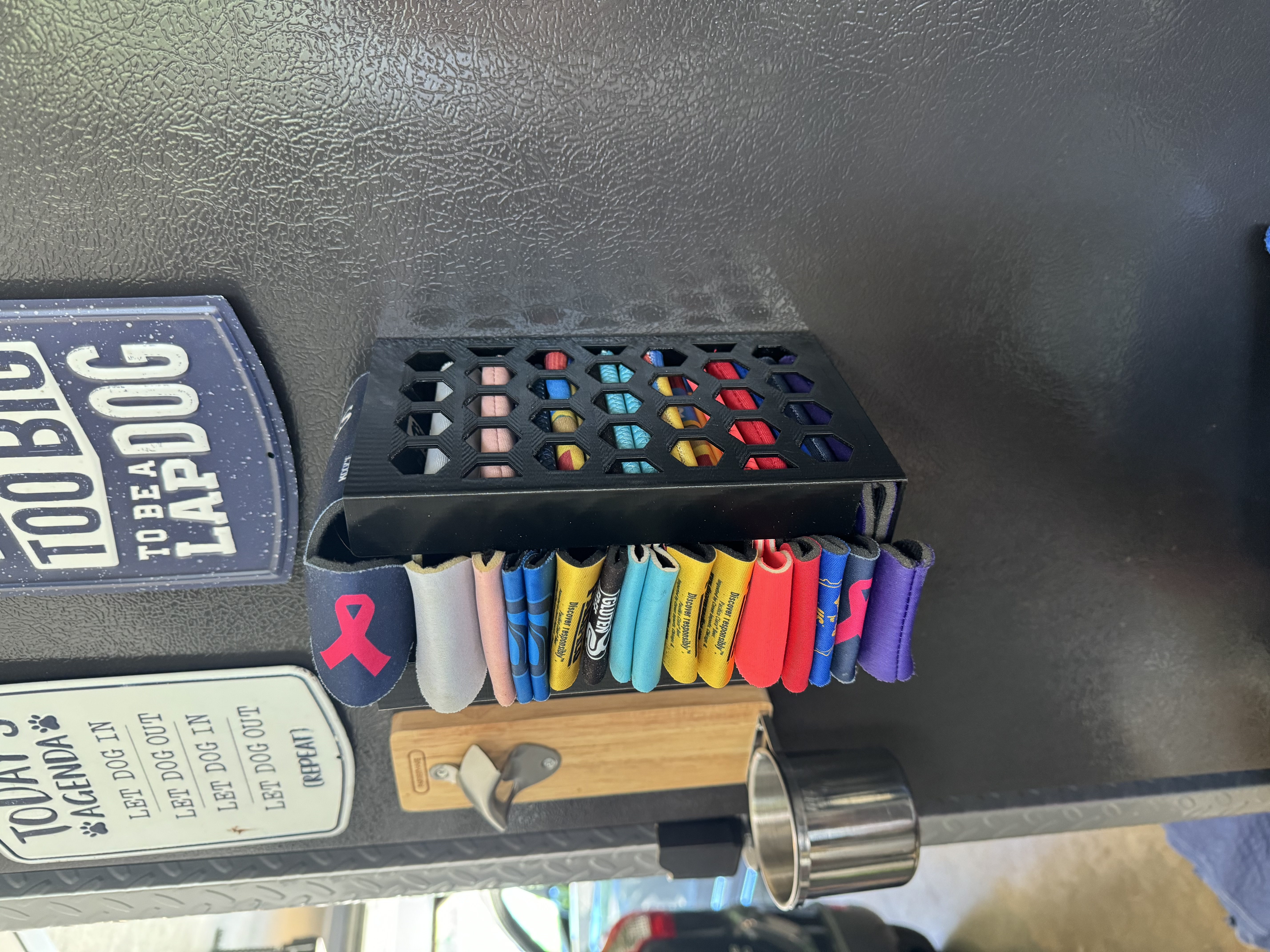 Can Koozie Holder - Magnetic & Hex