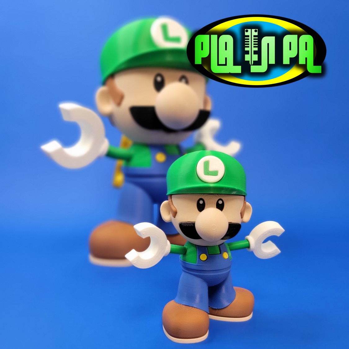 ARTICULATING TOY MINI LUIGI MULTI PART