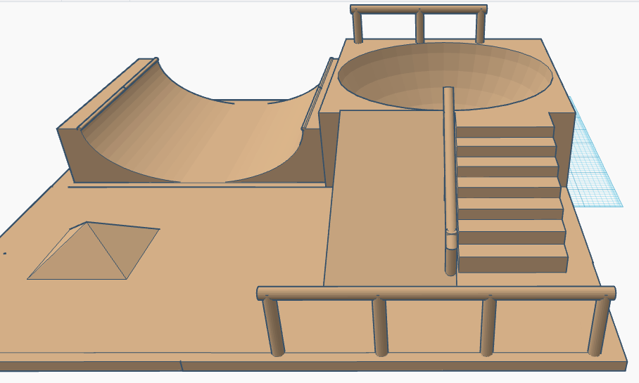 Miniatura 2 do modelo 3D Tech Deck Skatepark!